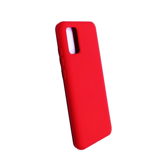 Capa de Silicone para Samsung Galaxy A02S Vermelho